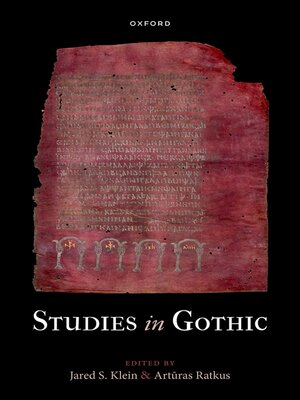 cover image of Studies in Gothic